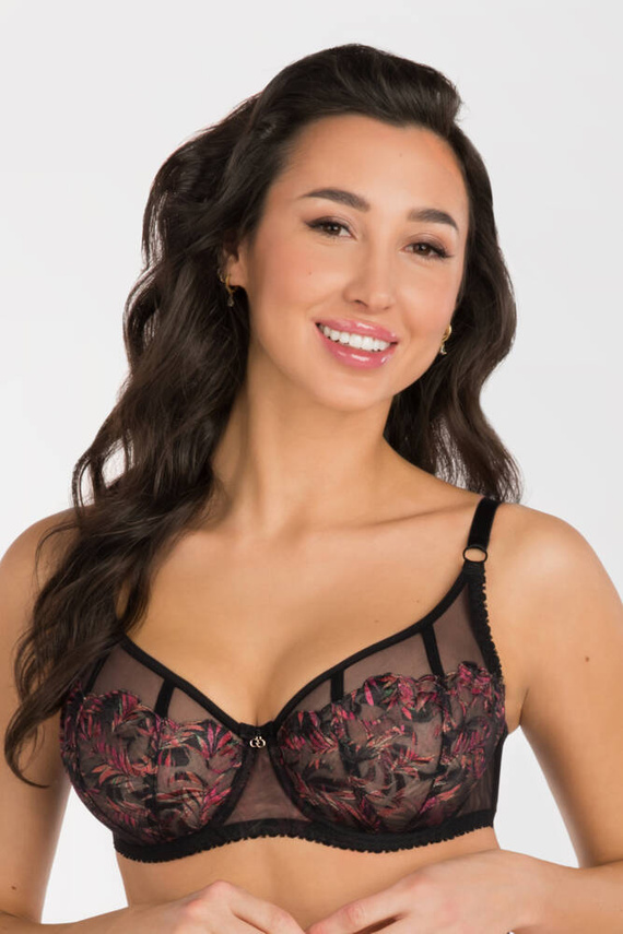 Gorsenia K793 Jenny Biustonosz balkonetka - czarny