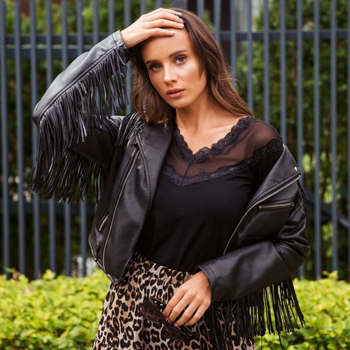 Romina Bluzka Damska Eldar- czarny