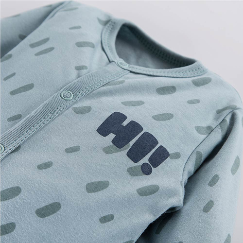 Pacific Pajac niemowlęcy bawełniany Eevi - zielony