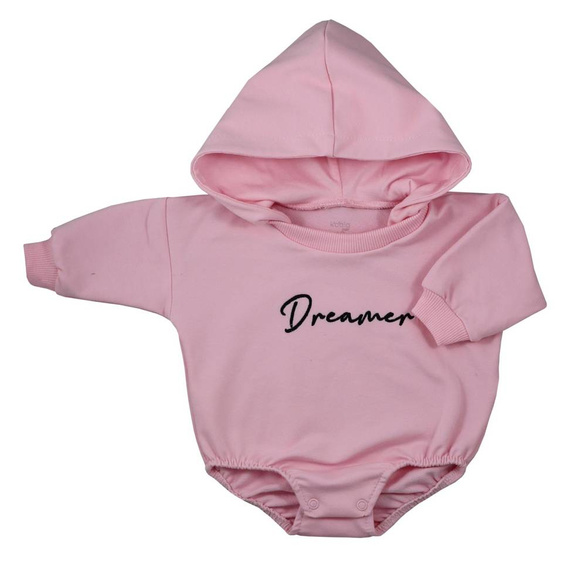 Dreamer Body niemowlęce z kapturem Koala - jasny róż