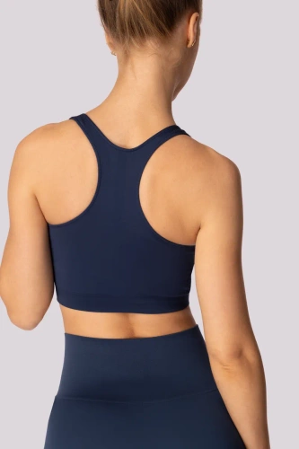 Base top biustonosz sportowy Mona granatowy