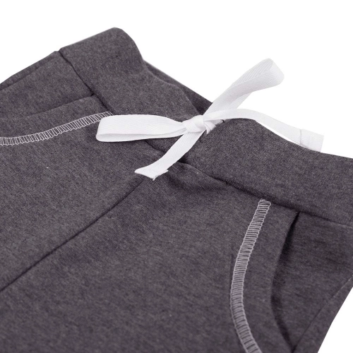 UNIQUE Spodnie dresowe z łatkami Ewa Klucze - bordo 