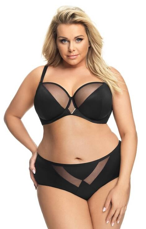 K 564 Vicky Biustonosz miękki Gorsenia czarny