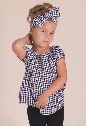 198138 Viki Bluzka bawełniana z krótkim rękawem Nicol