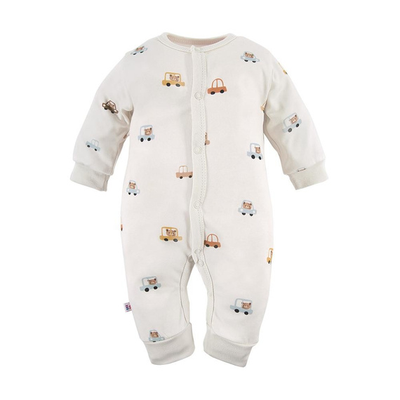 Cars & Bears Pajac niemowlęcy bez stópek Eevi - ecru