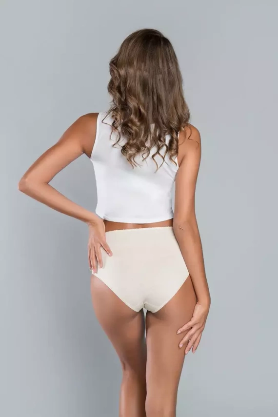 Salma Maxi figi Italian Fashion - pudrowy