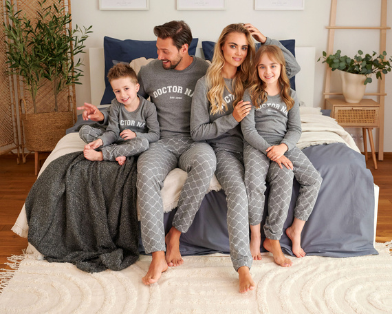 5243 Piżama dziecięca Unisex Doctor Nap - grey