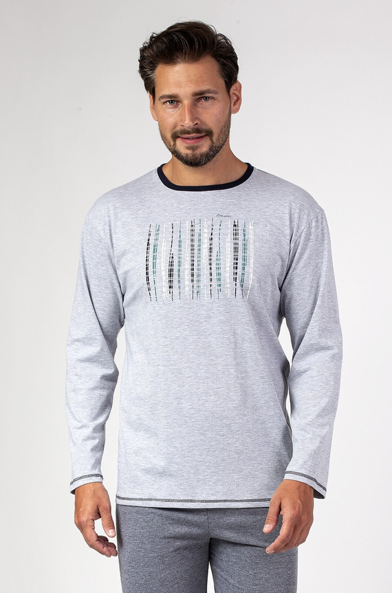 472 Piżama męska Regina -szary