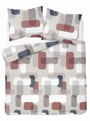 5487 B Pościel satynowa Detexpol Satin Stories szary| 100% bawełna, splot satynowy, zamek, opakowanie prezentowe