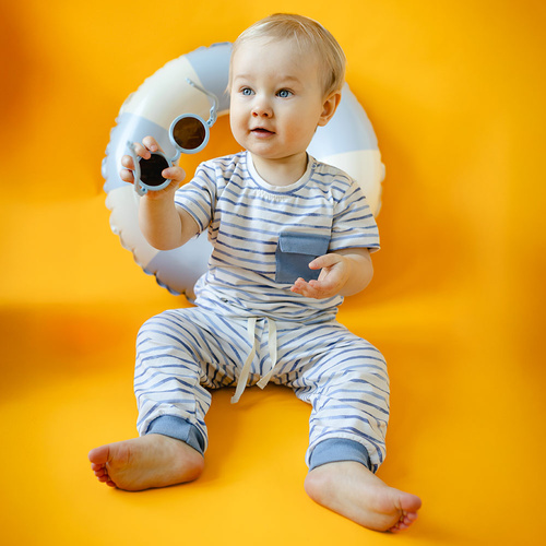 Elephant Spodnie bawełniane Eevi- paski