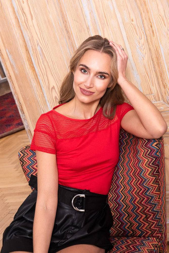 Dorita Active Bluzka damska Eldar - czerwony