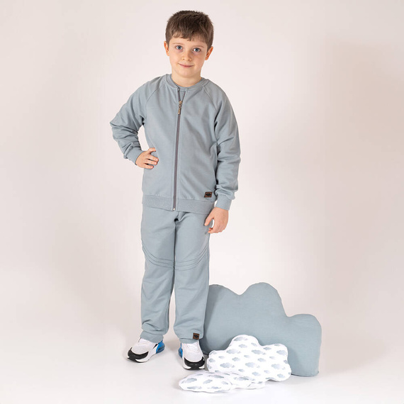 205275 Liam Spodnie dresowe Nicol - lodowy