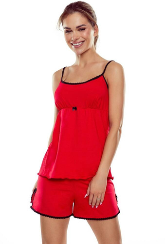 Albina Piżama damska First Lady Eldar -czerwony