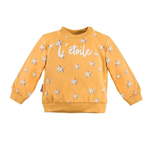 UNIQUE Bluzka z nadrukiem Ewa Klucze- żółty druk