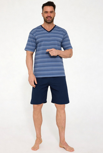 Cornette Various 330/51 – męska piżama bawełniana, krótki rękaw