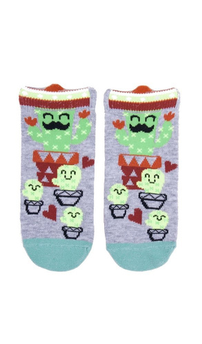 SK-65 Wzór 3D Silikon Skarpetki chłopięce YO! mix kolor