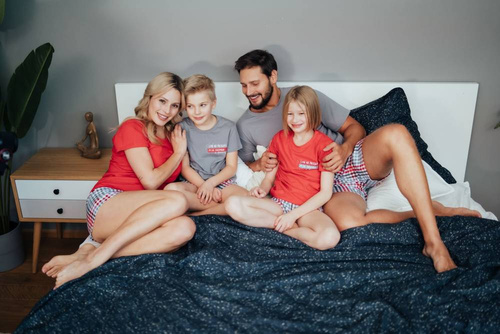 4432 Piżama dziecięca Unisex Doctor Nap - grey