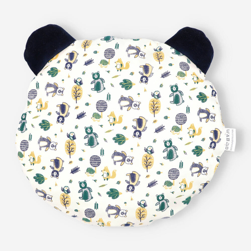 LUL-0050 Kocyk niemowlęcy z poduszką Luli Lu - granatowy 