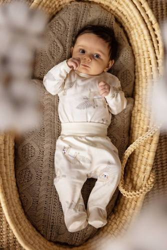 03241DR "Lazy Light" Body niemowlęce z długim rękawem Makoma