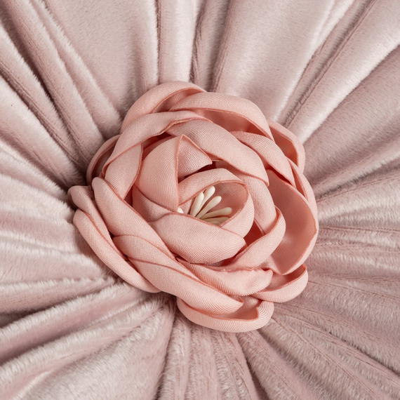 Poduszka Flores 5 Eurofirany kwiatek 40 cm dekoracyjna różowy
