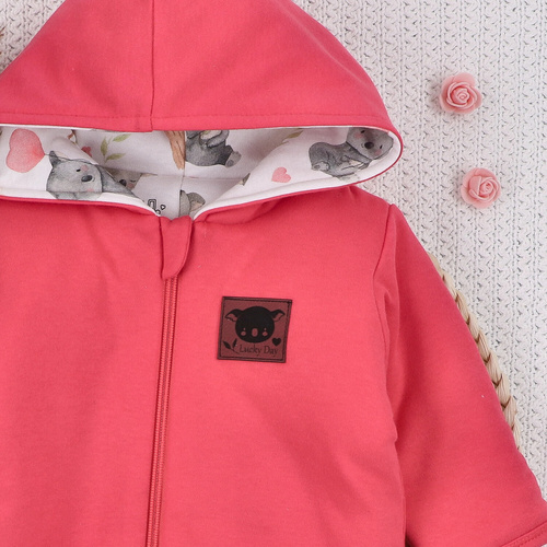 ABN-5647 Kombinezon niemowlęcy Słodka Koala Nini organic – ocieplany, Polska produkcja