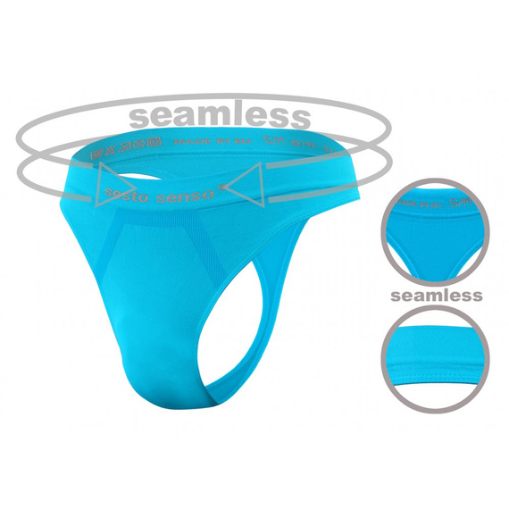 CL13 Stringi męskie bezszwowe Sesto Senso turkusowy