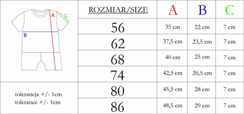 224055 Nicol Rampers Niemowlęcy Niebieski 100% Bawełna Ażurowa
