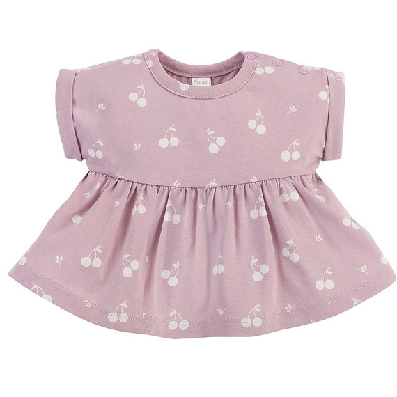 Sweet Cherry Tunika z krótkim rękawem Pinokio - różowy druk 