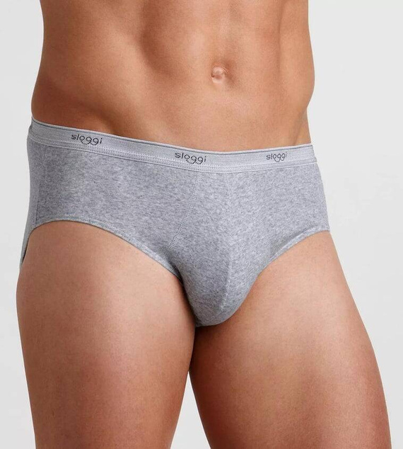 Men Basic Midi 2P Slipy męskie 2-pak Sloggi- black combination