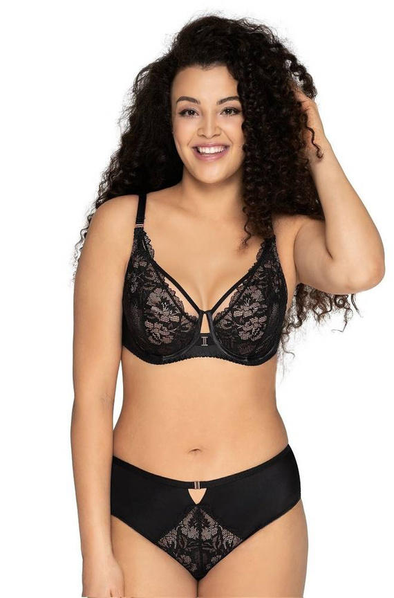 1938 Biustonosz miękki soft Ava czarny