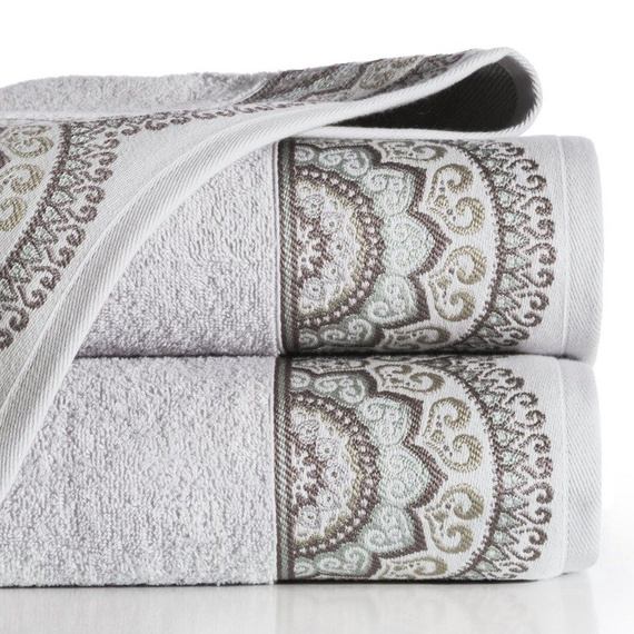 Ręcznik żakardowy "RACHEL" Eurofirany popielaty