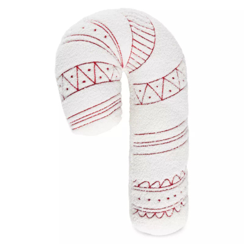 Chp 07B Poduszka świąteczna Eurofirany 27x46 – laska cukrowa, imitacja bukli, biała