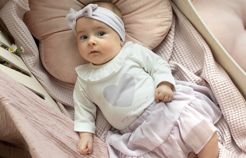 Charlotte Body z długim rękawem Pinokio - ecru