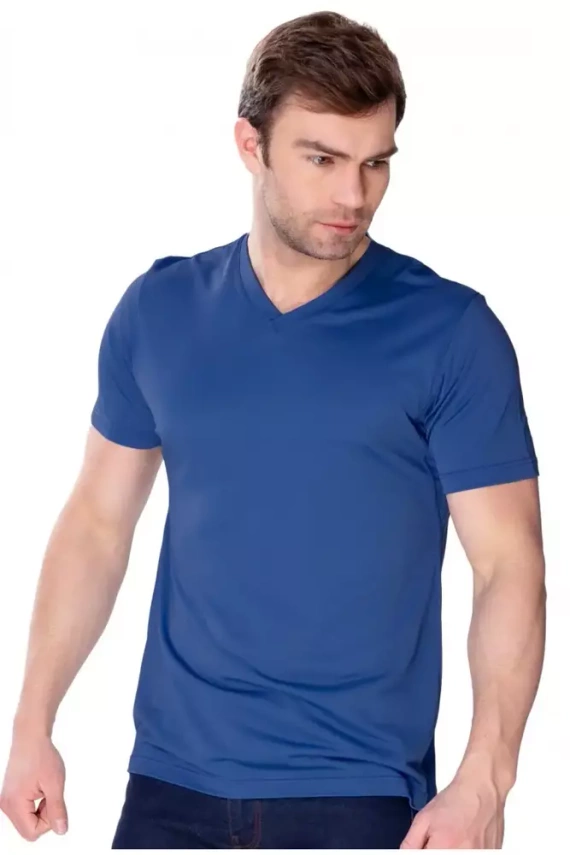 6087 Koszulka t-shirt Caro James Bradley jeansowy