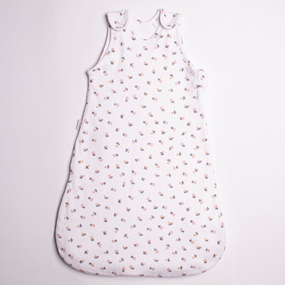 Śpiworek niemowlęcy Nicol 220043 100% bawełna kwiaty 0–9 mies.