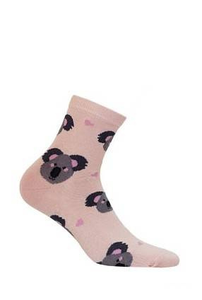 G84.01N Skarpety Damskie wzorowane  Gatta 269 pink
