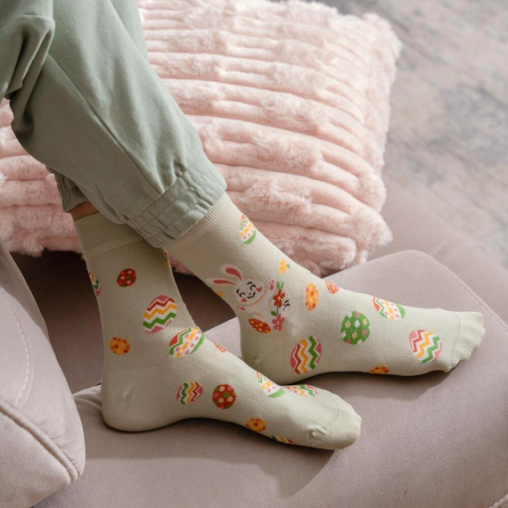 Art.136 Happy Ester Skarpety damskie Steven - 133 zielony