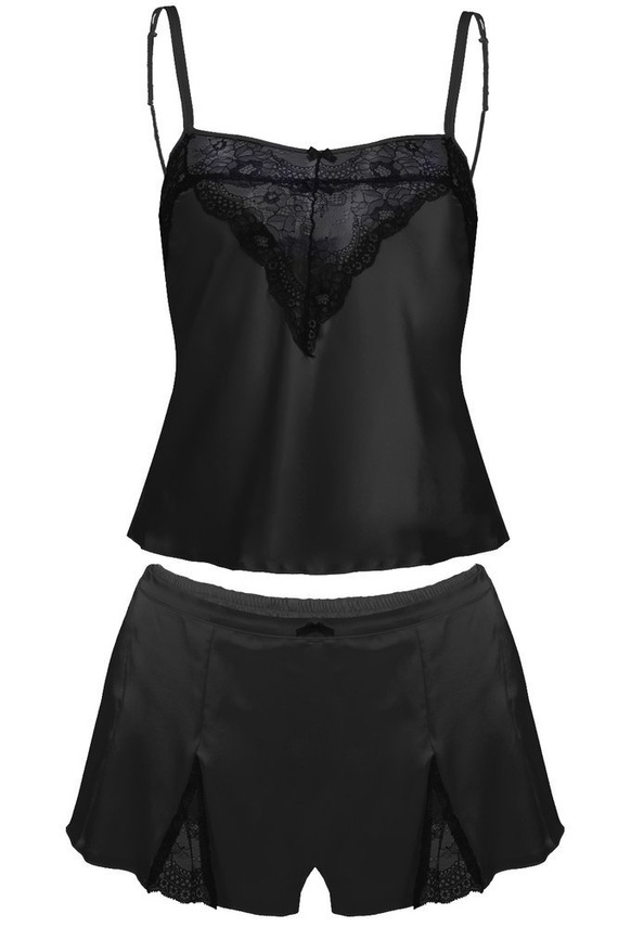 Zala Komplet piżama damska DKaren - czarny