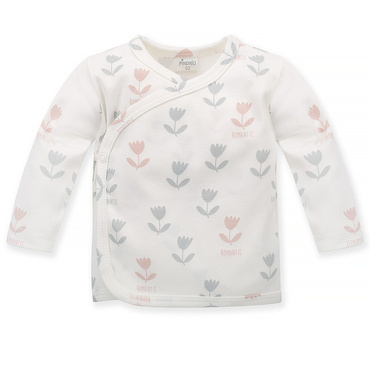 Romantic Kaftanik wiązany Pinokio - ecru druk