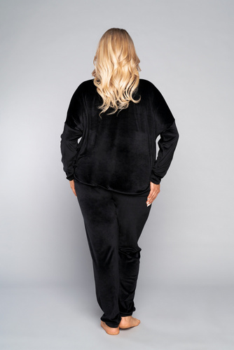 Juga Komplet Damski dł. rękaw, dł. spodnie Italian Fashion czarny 