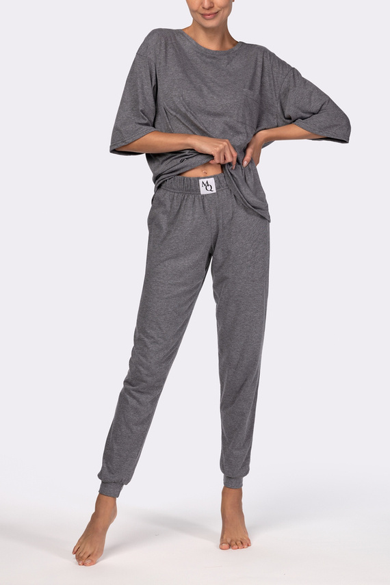 Homie shortsleeve Piżama damska Mona melange