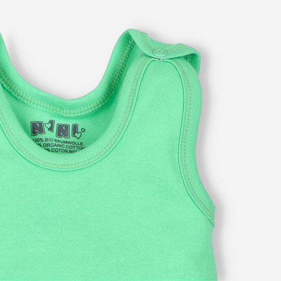 Sawanna Śpiochy z bawełny organicznej Nini zielony