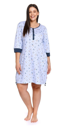 4257 Koszula Nocna Doctor Nap - deep blue