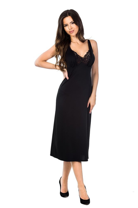 Pola Long 05050 Koszula nocna Mediolano -czarny