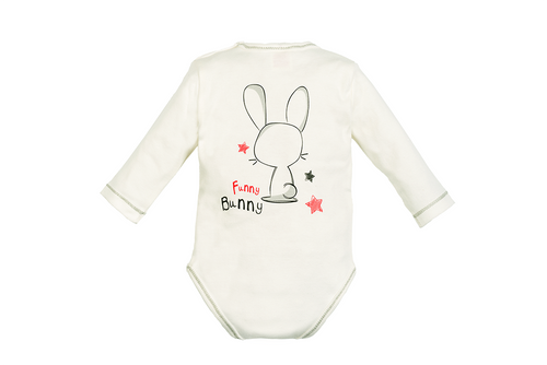 Body z długim rękawem "BANNY B" Makoma  różowy