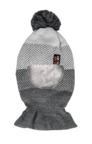 48-373 Kominiarka czapka dziecięca AJS szary jasny