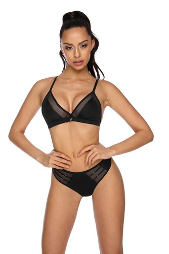 M-3300/0 Janet Biustonosz miękki Mat czarny