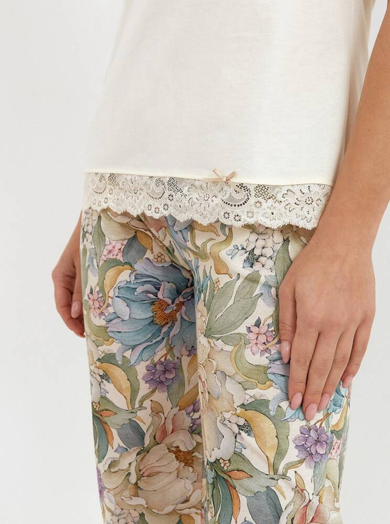 270 Piżama damska Cana -waniliowy