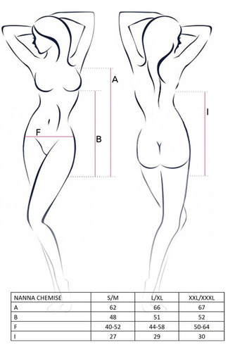 Nanna Chemise koszulka damska Passion czarny