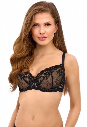 2510 Biustonosz miękki Lupoline-czarny